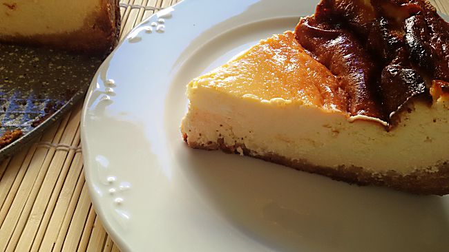 Tarta De Queso Con Miel
