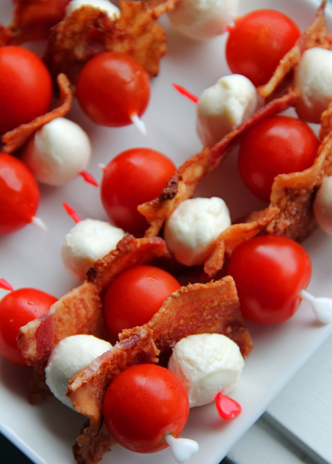 Jo and Sue Canadian Red, White & Bacon Skewers (And a Watermelon Beaver)