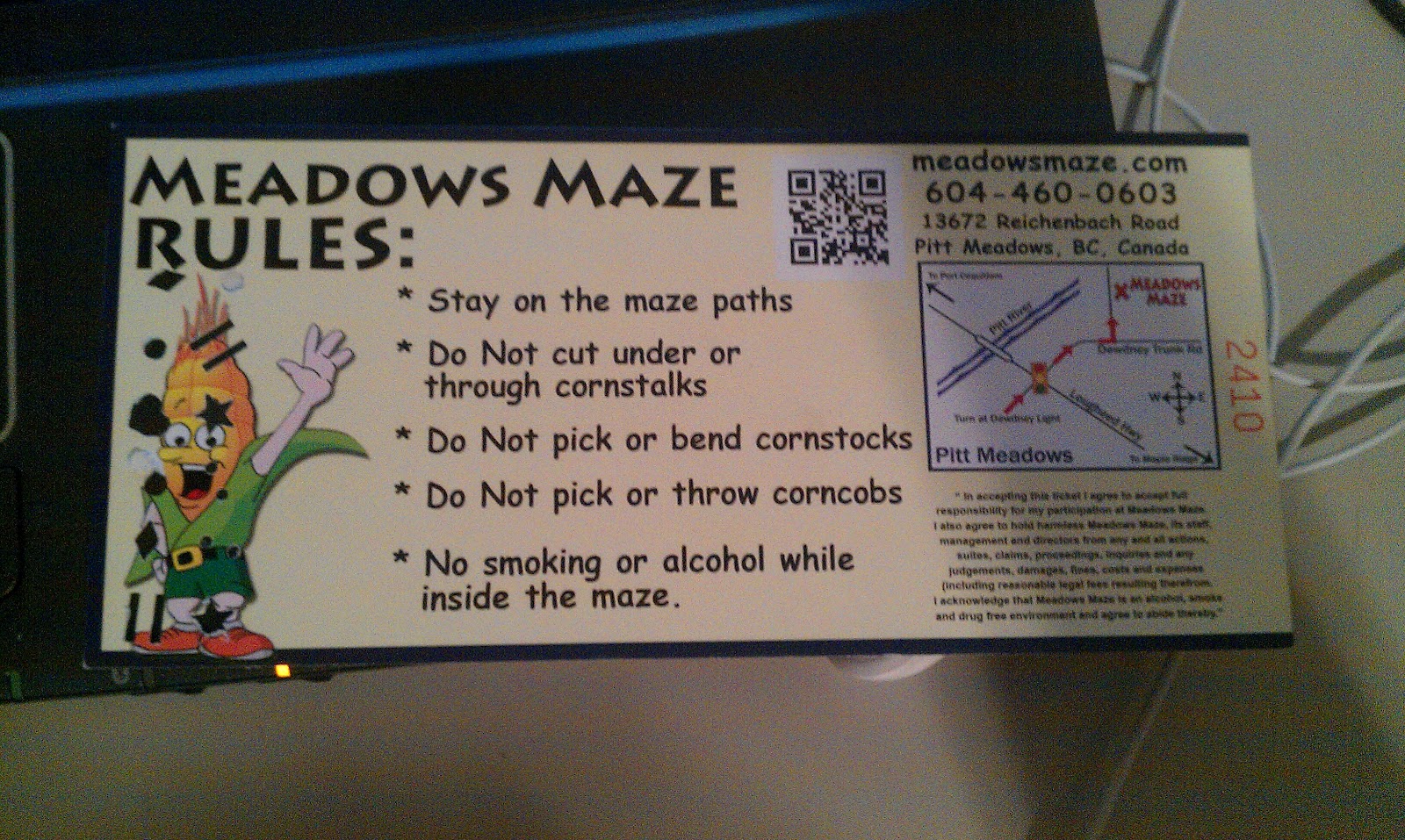 Lilasaur's Fun Experiments Pitt Meadows Corn Maze