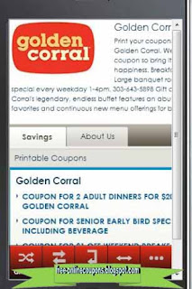 Free Printable Golden Corral Coupons