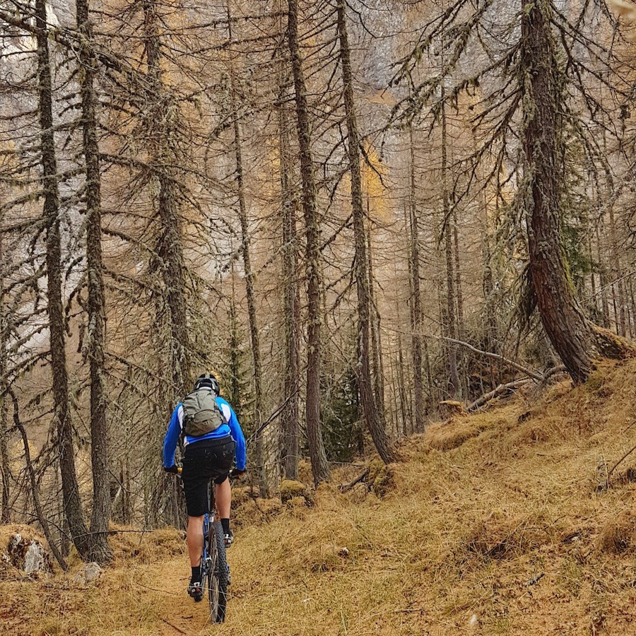 Marmolada biken Bike Trails an der Marmolada