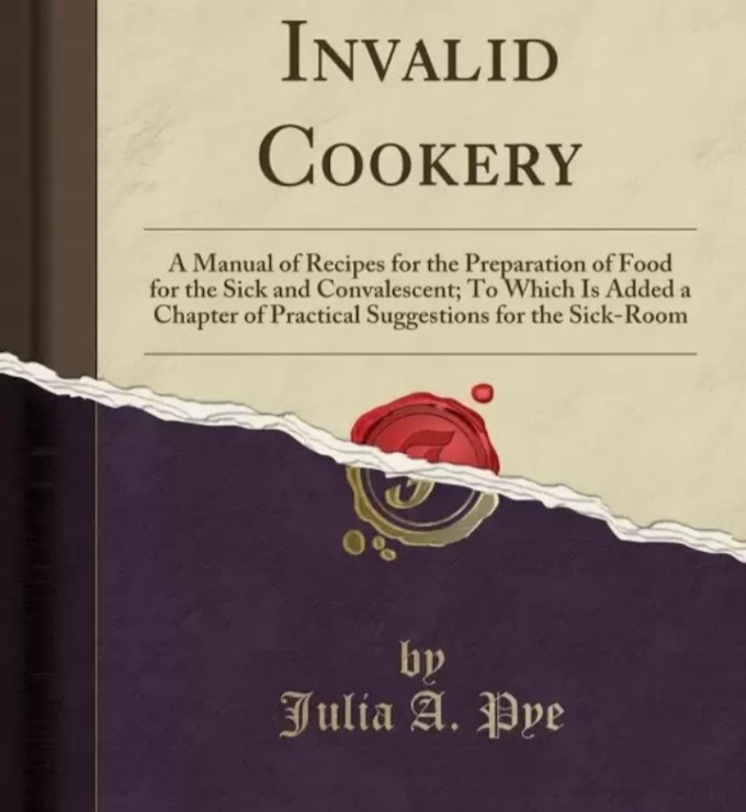 Invalid cookery | Important point for invalid