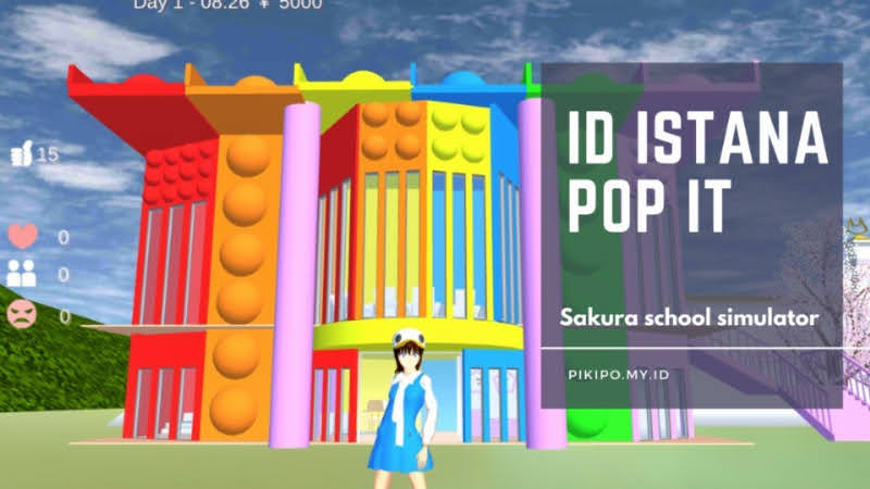 ID Istana Pop It di Sakura School Simulator