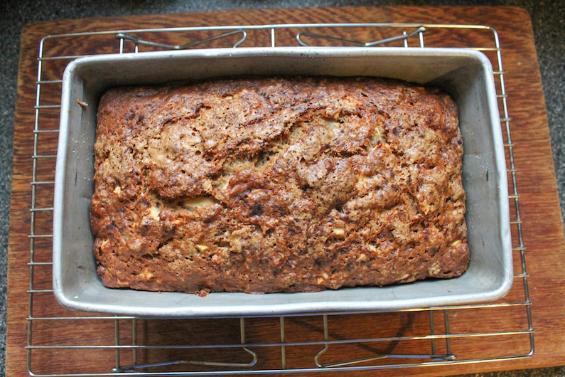 Food Lust People Love Easy Apple Banana Bread BreadBakers