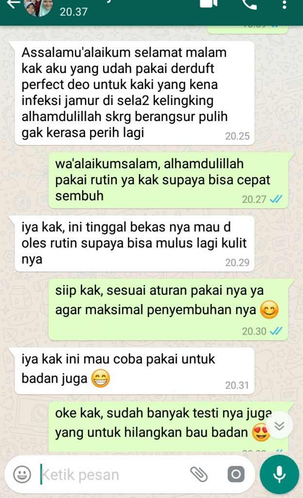 Testimoni Derduft Perfect Deo Testimoni Derduft Perfect Deo
