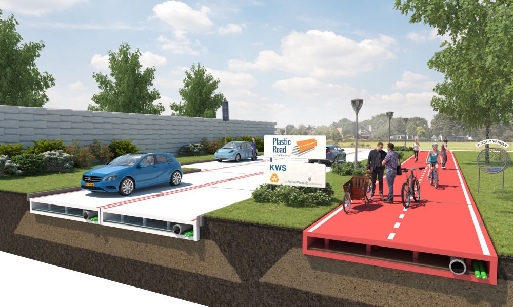 The Netherlands Will Become the First Country to Pave Its Roads with Recycled Plastic