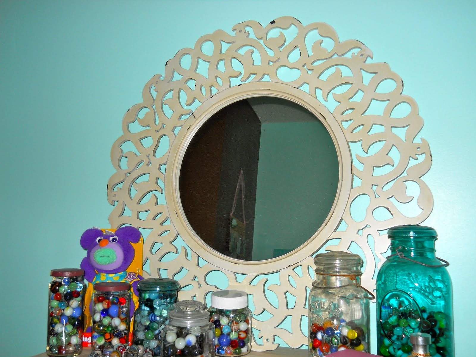 DIY Mirror Makeover - Just a Little Creativity