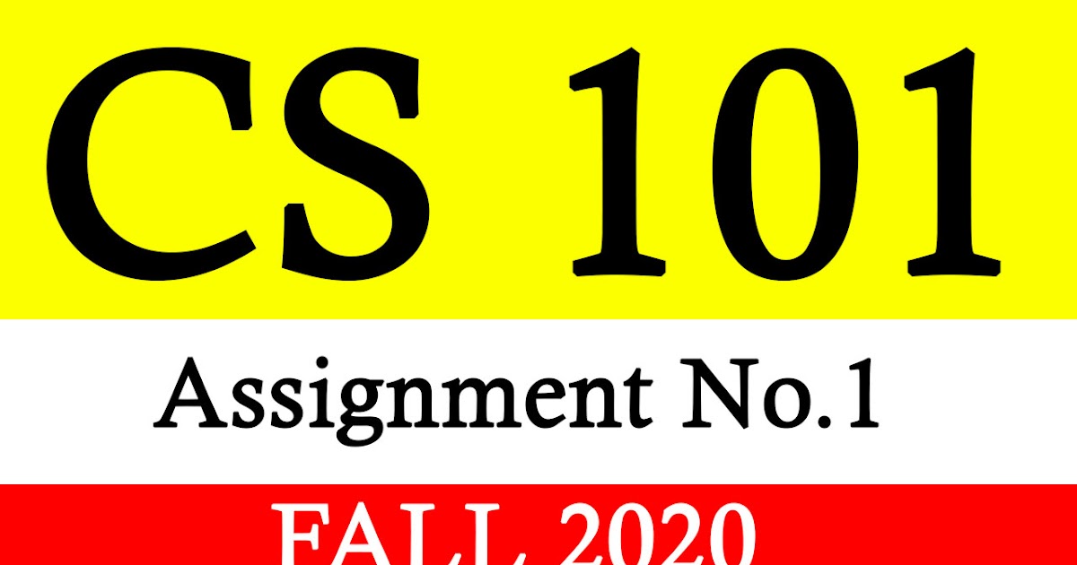Vu cs101 assignment 1 solution 2020 07 image