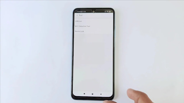 wifi and lan settings for smart wifi camera