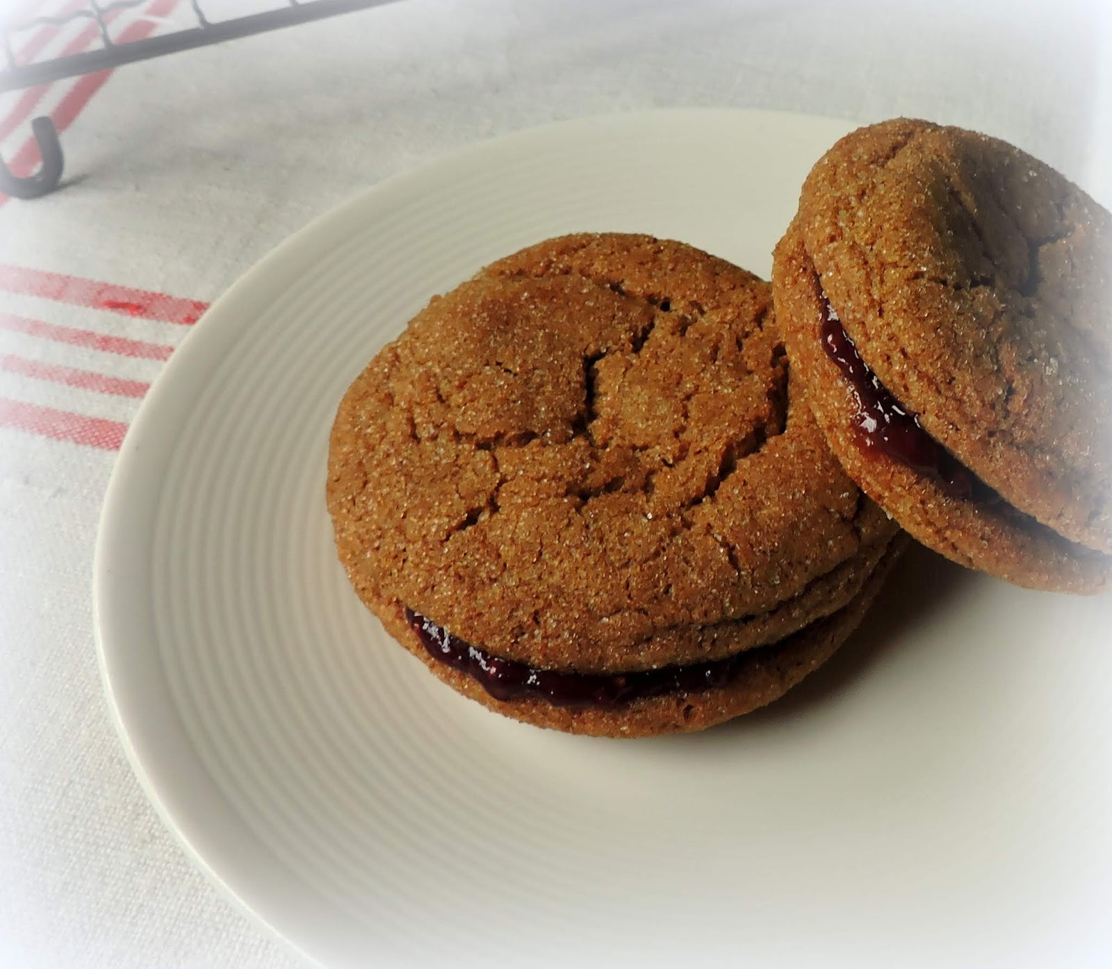 Ginger & Jam Sandwich Cookies The English Kitchen