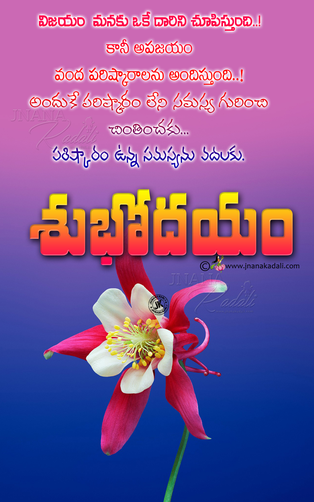 Telugu Good Morning Inspirational messages hd wallpapers Free ...
