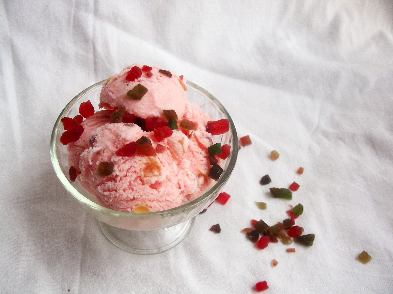 Nimmy's Kitchen Tutti Fruity Rose Ice Cream