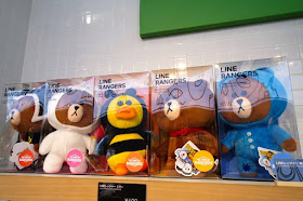Line Rangers Plush Toys at Harajuku Shibuya Japan