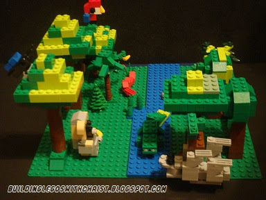 Amazon Rainforest Lego Creation, Brazil Lego Creation