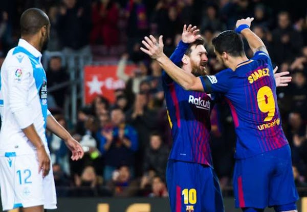 El FC Barcelona golea al Deportivo (4-0)