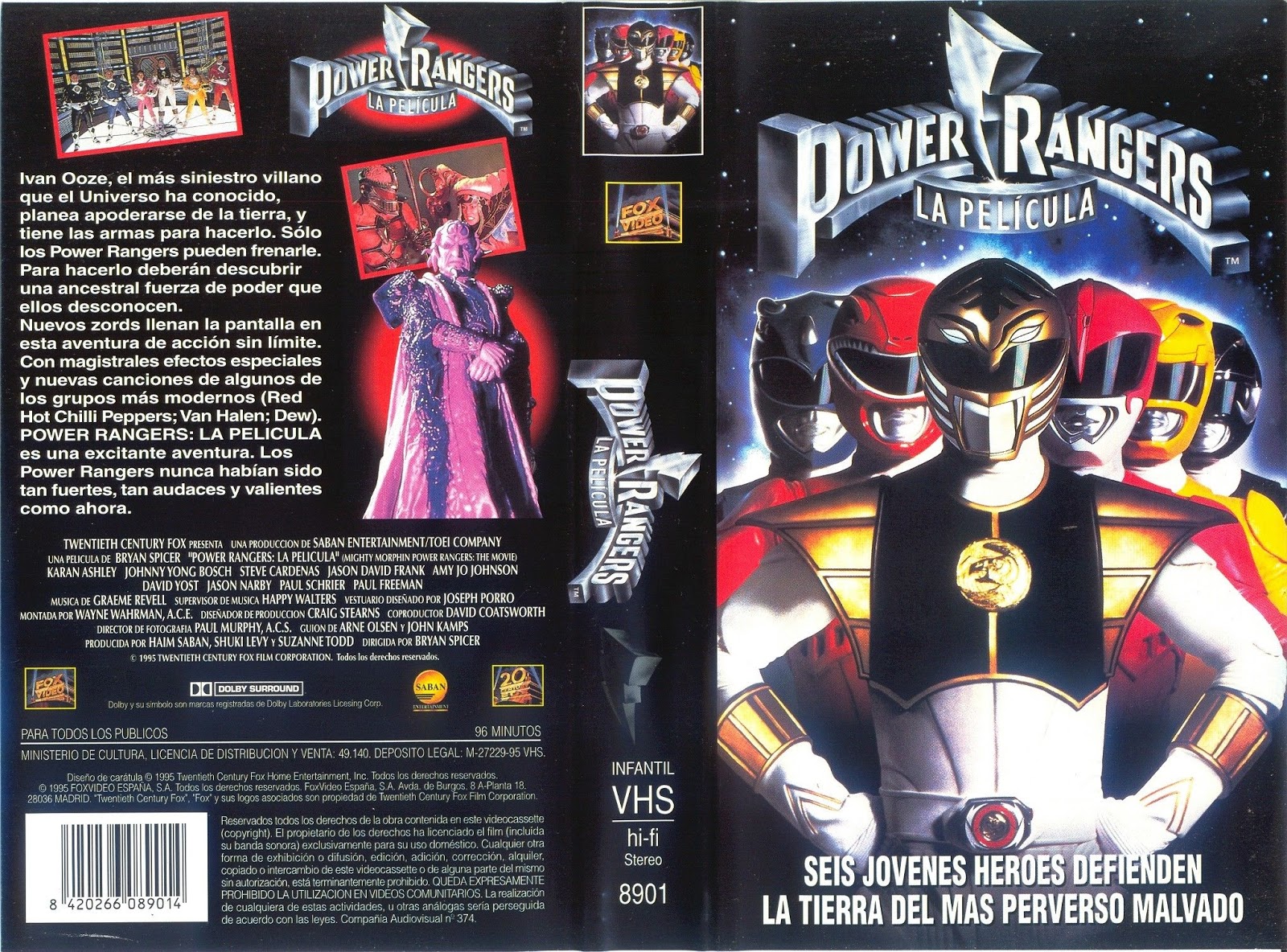 EL DESCUBRIMIENTO DE LAS PELICULAS AJENAS A DISNEY Power Rangers La