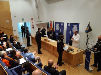 Entregan 13 menciones honoríficas al personal de seguridad del Hospital General Universitario de Ciudad Real 