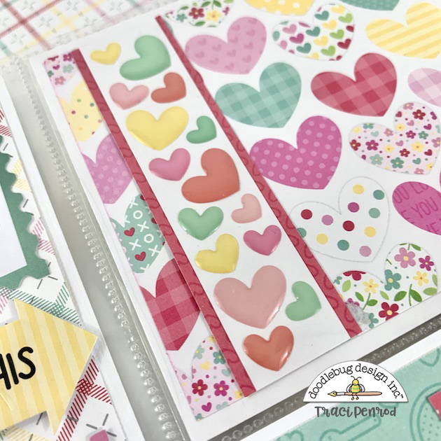 Doodlebug Design Inc Blog: LOTS OF LOVE FEBRUARY MONTHLY SCRAPBOOK PAGES