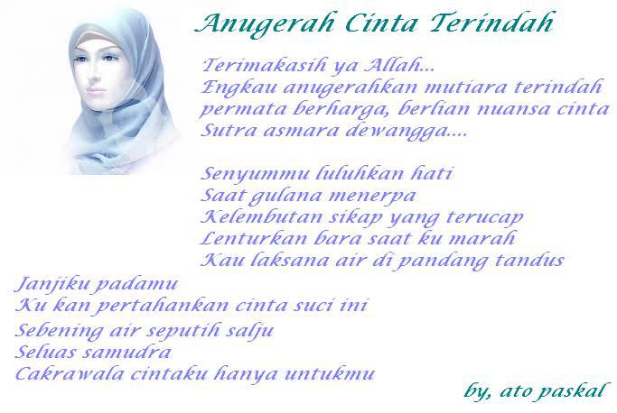 NYANYIAN HATI Puisi untuk istriku yang cantik