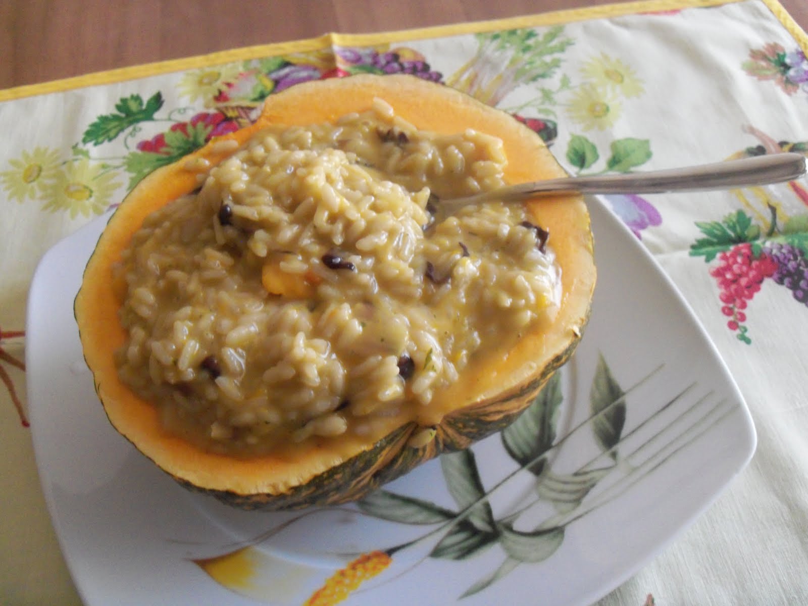 Ai Sapori Risotto di zucca e radicchio di Treviso mantecato al taleggio