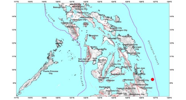 Magnitude 6.1 earthquake hits Surigao Del Sur