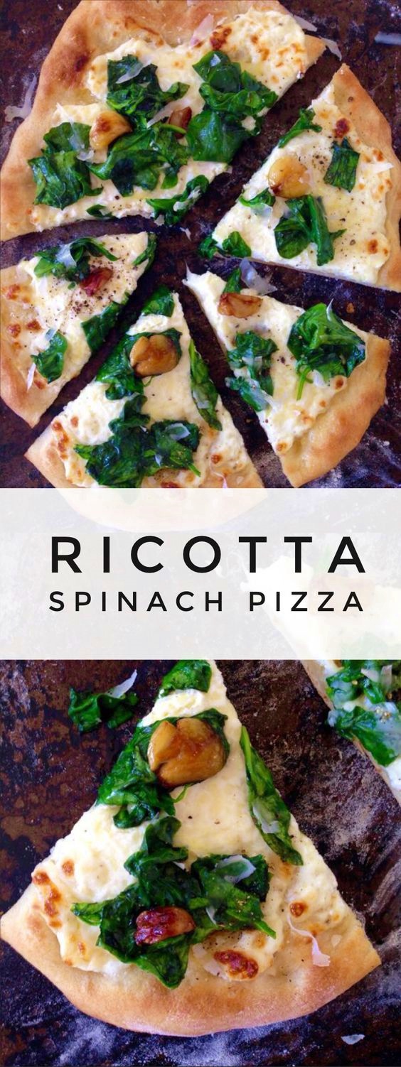 Ricotta Spinach Pizza Recipe | Food Heaven