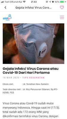 artikel kesehatan kredibel