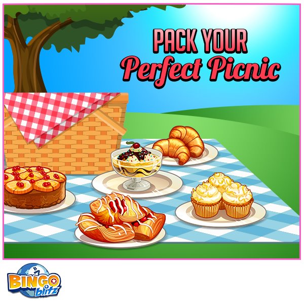 Bingo Blitz Scrummy Snacks would Make it into your picnic Basket