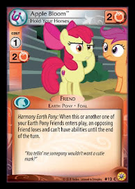 My Little Pony Apple Bloom, Hold Your Horses Friends Forever CCG Card