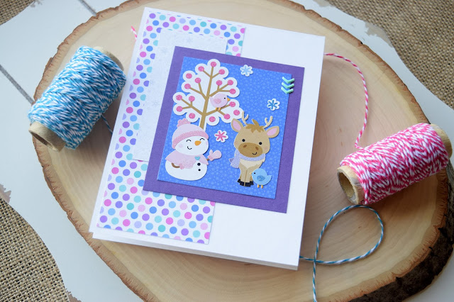 Card using Doodlebug Winter Wonderland by Jess Crafts