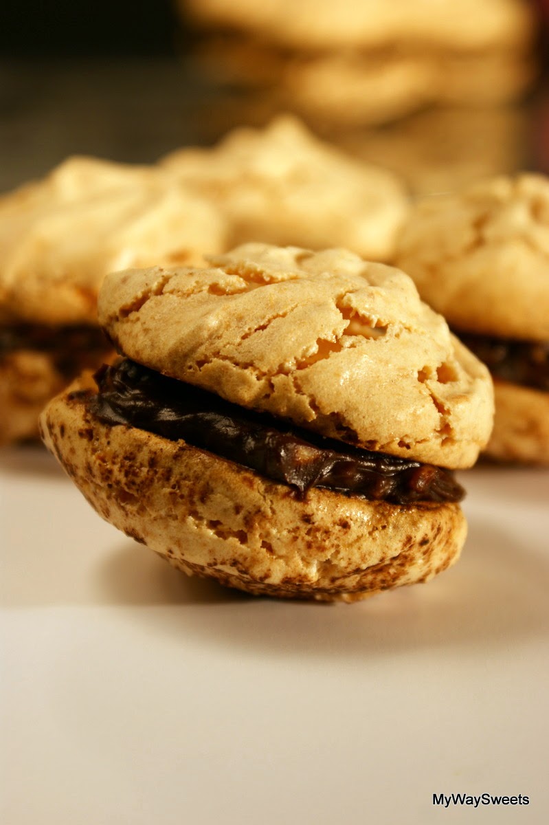 migdałowe ciasteczka bezowe