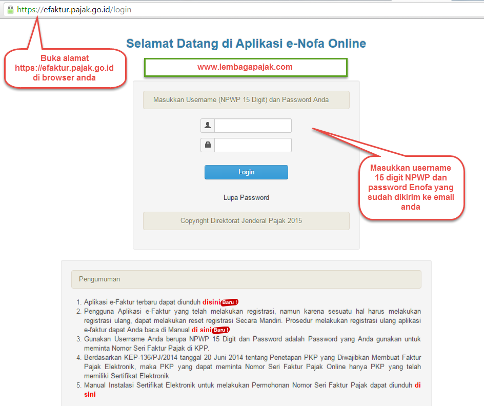 Cara Install Sertifikat Digital Efaktur Laporan Pajak Online