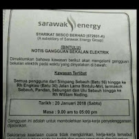 Notis Gangguan Bekalan Elektrik Syarikat Sesco Berhad Tvs Tvsarawak