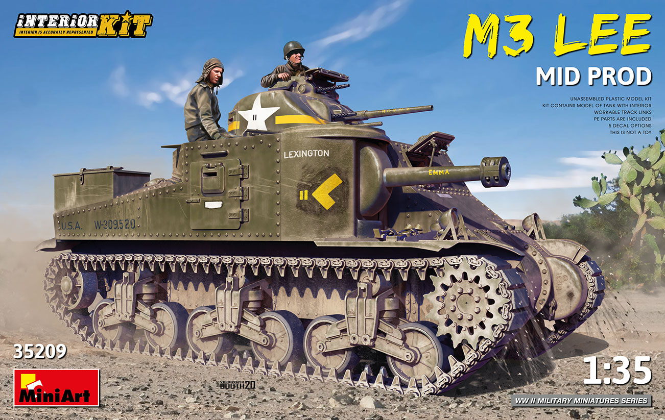 US Medium Tank M3 Lee Mid Takom Model 1:35 
