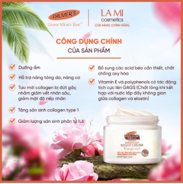 Kem Dưỡng Ẩm Da Ban Đêm 75g-Palmer’s