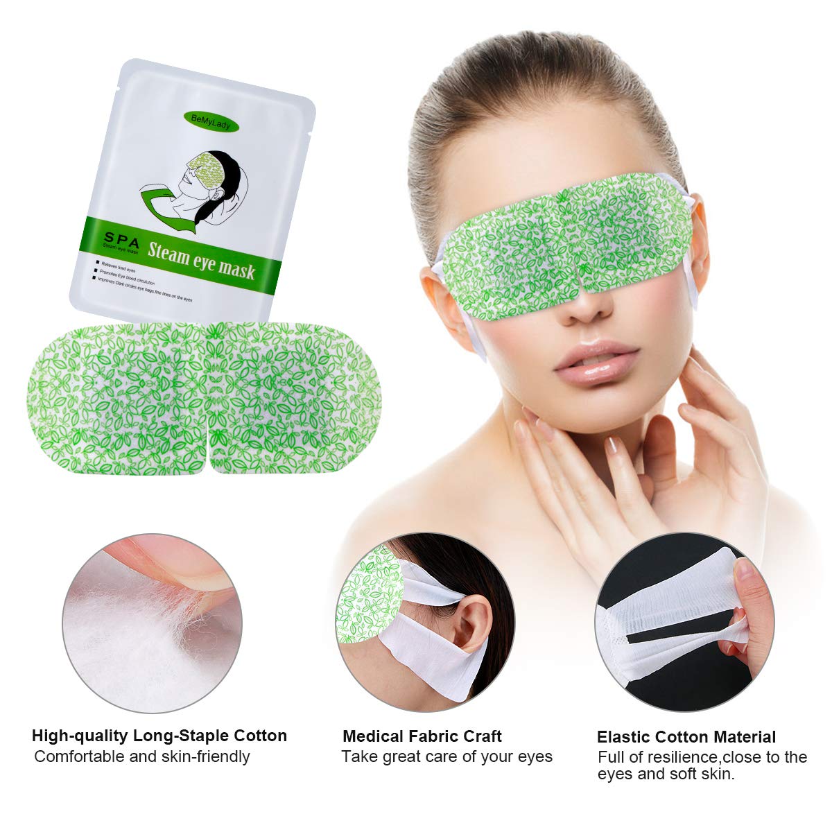Review for Steam Eye Mask for Dry EyeAuto Heat Hompress Pad Last for 3