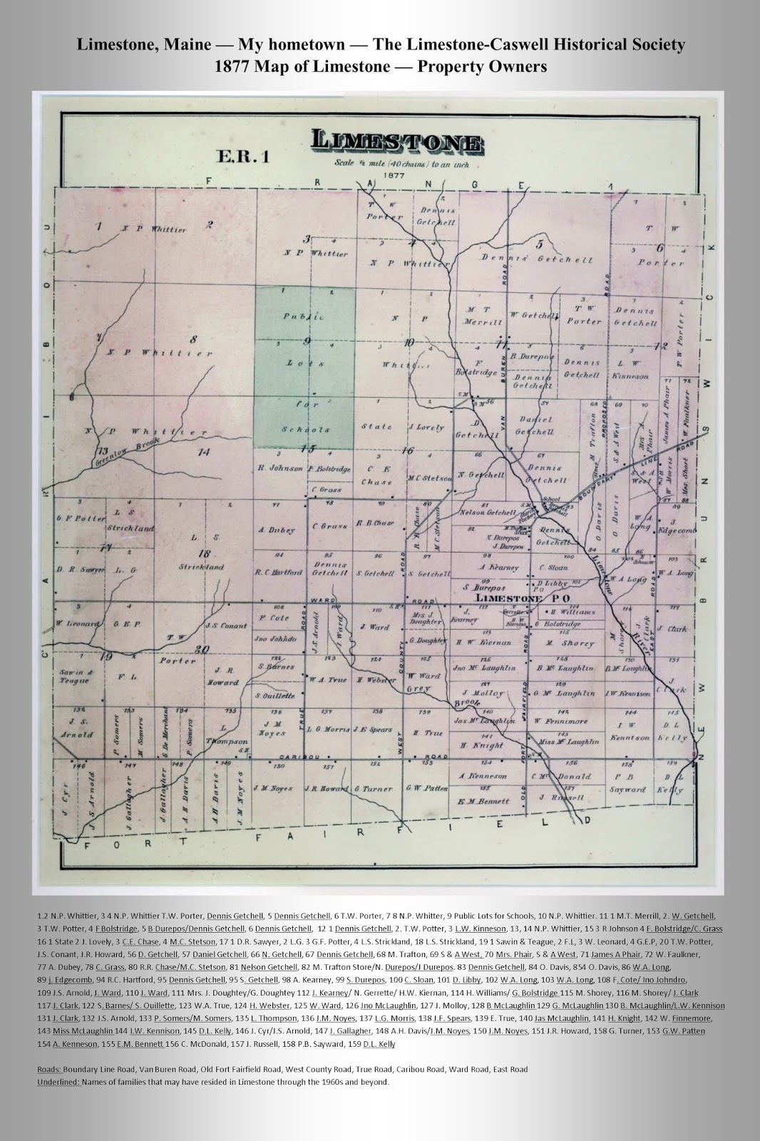 Limestone, Maine My Home Town Limestone, Maine Property Owners