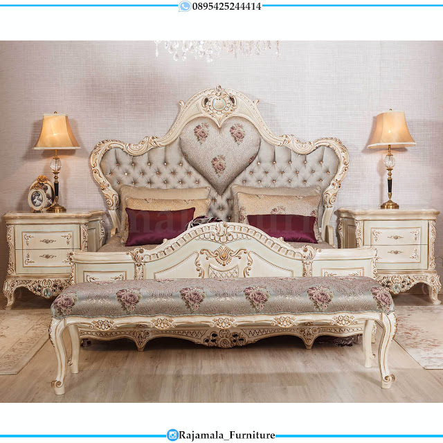 Tempat Tidur Mewah Ukiran Jepara Luxury Carving Elegant Style RM-0449