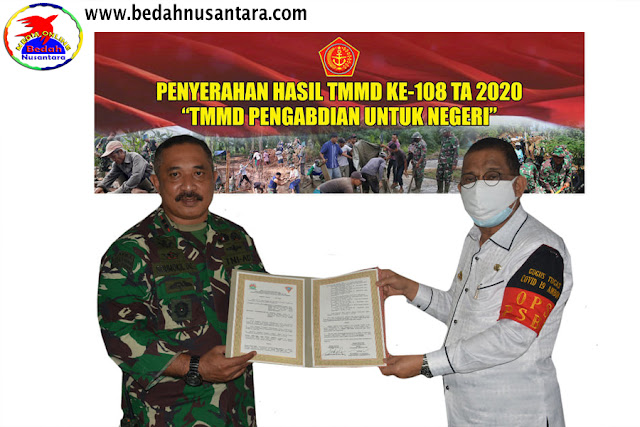 Penutupan TMMD Ke 108 Digelar Di Makodim 1 serahkan%2Bhasil%2BTMMD