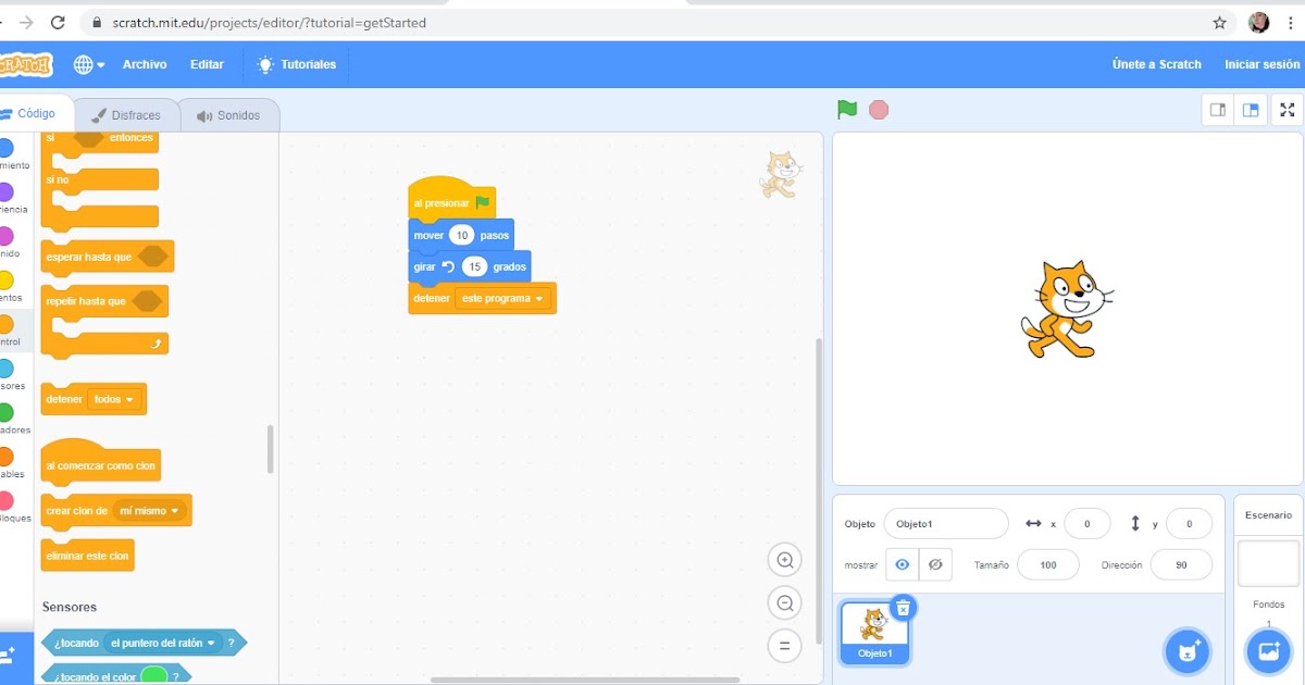 ¿CÓMO FUNCIONA SCRATCH?