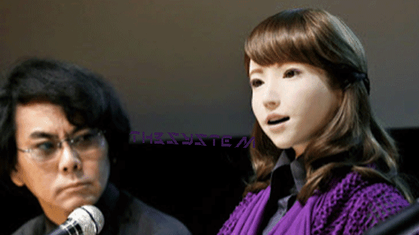 The first robot in Japan to make the news!