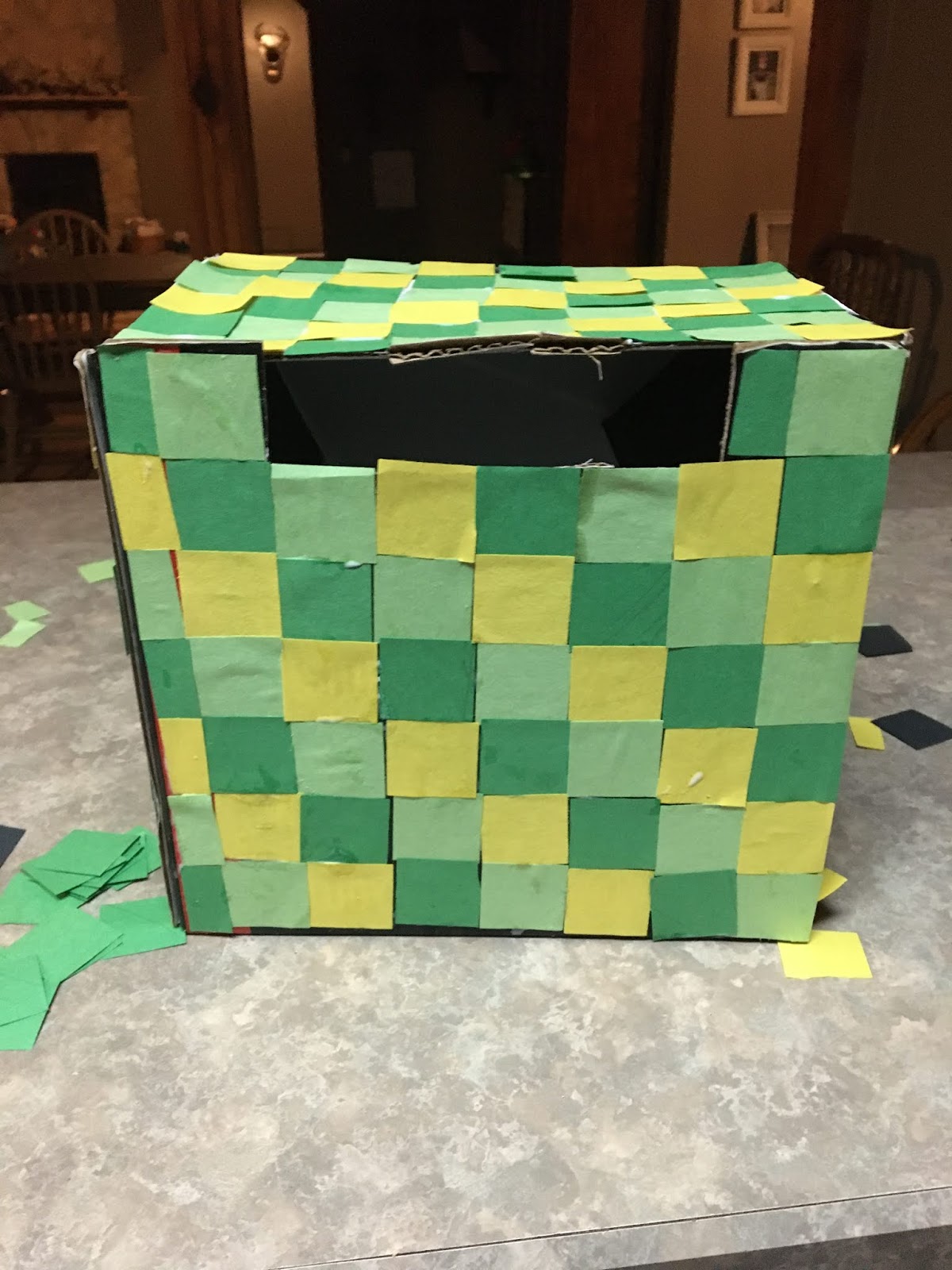My Full Heart: How to Make a Minecraft Creeper Valentine Box