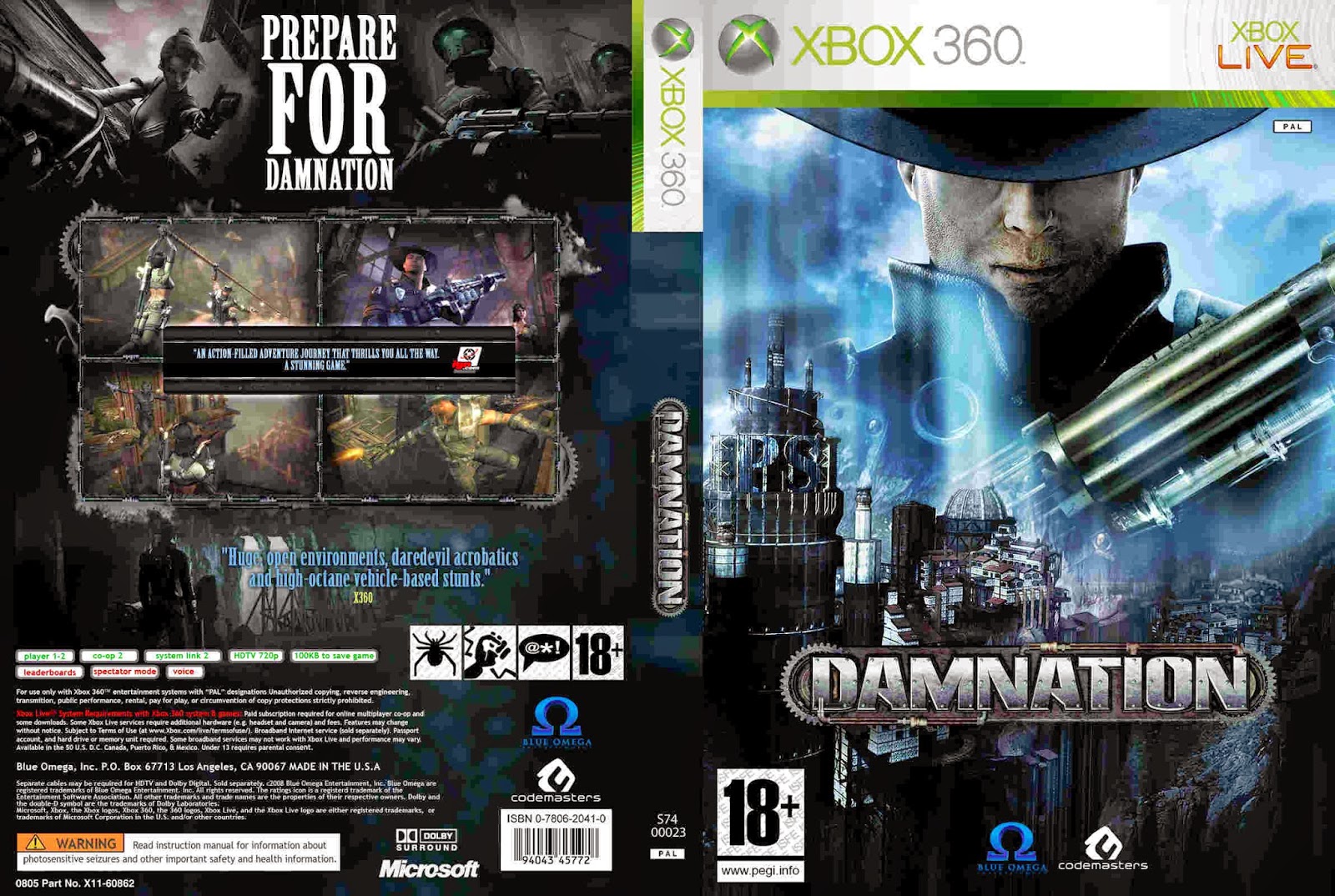 Коды игр xbox 360. Damnation (Xbox 360). Игра на Xbox 360 Damnation. Обложки игр для Xbox 360. Игры на Xbox 360 e.