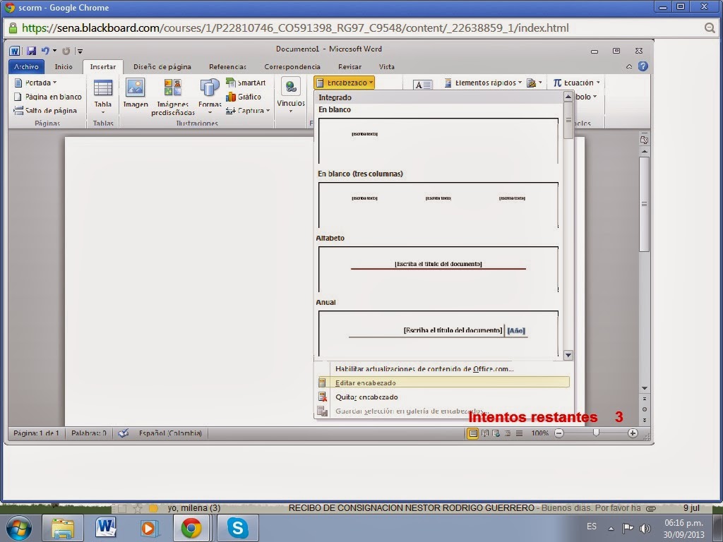 Manejo De Herramientas Microsoft Word 2010 Actividad Interactiva 1