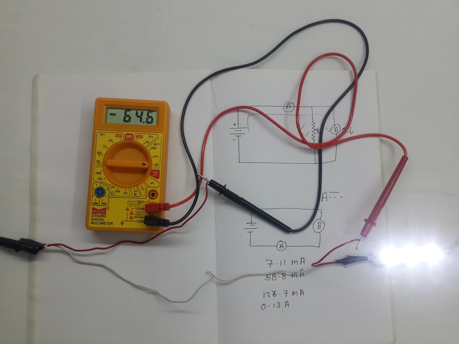 How To Measure Current (Amperes) & Why Ammeter Connected in series ( In