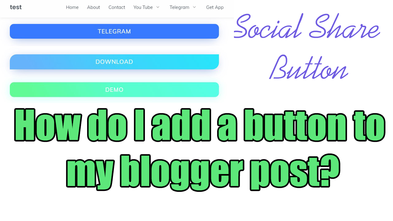 How to add floating effect button in blogger post