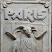Relief batu alam motif kambing dogar