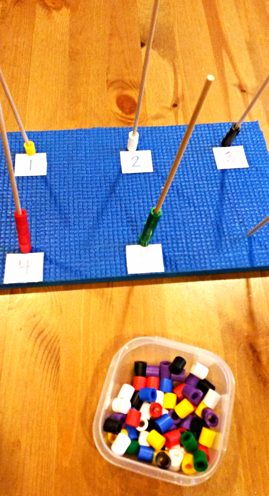 Grumpy Dumpling Math Game With Recycled Materials