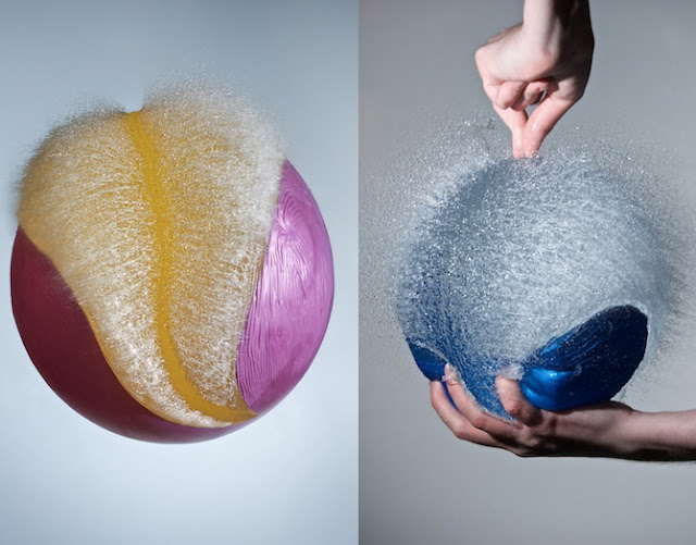 إنفجار بالونات مملؤة بالمياة ’’ فن إبداعي في التقاط الصور بتقنية زمني