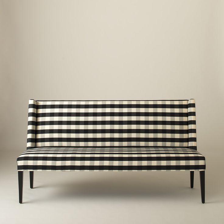 buffalo+check.jpg (736×736) | Upholstered dining bench, Dining bench